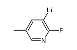 2-fluoro-5-methyl-pyridin-3-yllithium Structure