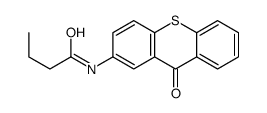 N-(9-oxothioxanthen-2-yl)butanamide结构式