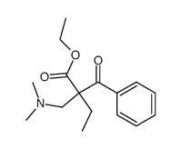 2-benzoyl-2-dimethylaminomethyl-butyric acid ethyl ester Structure