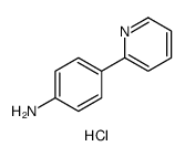 Benzenamine, 4-(2-pyridinyl)-, dihydrochloride结构式