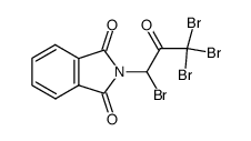 N-(1,3,3,3-tetrabromo-2-oxo-propyl)-phthalimide Structure