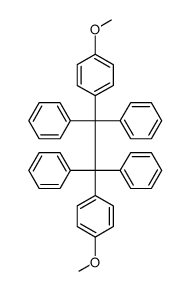 1,2-bis-(4-methoxy-phenyl)-1,1,2,2-tetraphenyl-ethane Structure