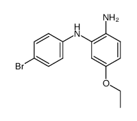 4-ethoxy-N2-(4-bromo-phenyl)-o-phenylenediamine Structure