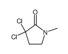 3,3-dichloro-N-methyl-2-thiopyrrolidinone结构式