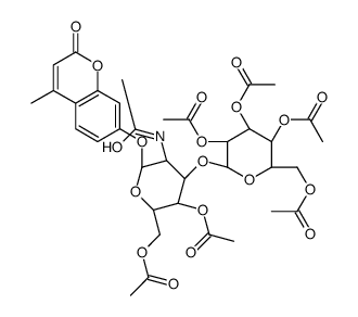 7-[[4,6-Di-O-acetyl-2-(acetylamino)-2-deoxy-3-O-(2,3,4,6-tetra-O-acetyl-β-D-galactopyranosyl)-α-D-galactopyranosyl]oxy]-4-Methyl-2H-1-benzopyran-2-one picture