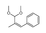 (3,3-dimethoxy-2-methylprop-1-enyl)benzene Structure