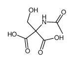 acetylamino-hydroxymethyl-malonic acid结构式