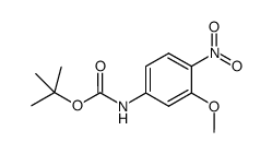 tert-butyl (3-methoxy-4-nitrophenyl)carbamate结构式
