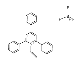 cis-1-(1-Propenyl)-2,4,6-triphenylpyridinium tetrafluoroborate结构式