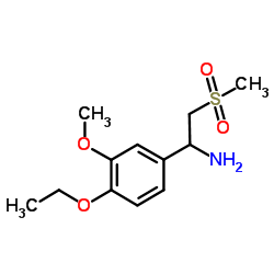 BenzeneMethanamine, 4-ethoxy-3-Methoxy-a-[(Methylsulfonyl)Methyl]- structure