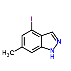 4-Iodo-6-methyl-1H-indazole Structure