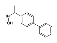 N-[1-(4-phenylphenyl)ethyl]hydroxylamine Structure