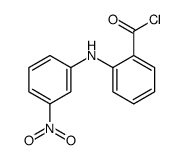2-(3-nitroanilino)benzoyl chloride结构式