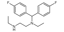 N'-[bis(4-fluorophenyl)methyl]-N,N'-diethylethane-1,2-diamine结构式