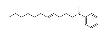 N-methyl N-phenylamino-1 undecene-4 Structure