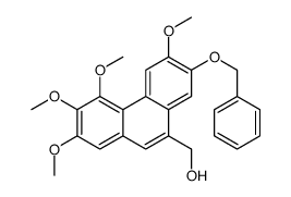 (2,3,4,6-tetramethoxy-7-phenylmethoxyphenanthren-9-yl)methanol结构式