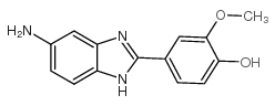 4-(5-AMINO-1H-BENZOIMIDAZOL-2-YL)-2-METHOXY-PHENOL structure