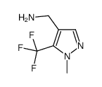 [1-methyl-5-(trifluoromethyl)pyrazol-4-yl]methanamine结构式