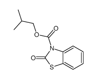 2-methylpropyl 2-oxo-1,3-benzothiazole-3-carboxylate结构式