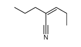 2-propylpent-2-enenitrile Structure