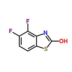 4,5-DIFLUORO-2(3H)-BENZOTHIAZOLONE structure