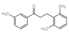 3-(2,6-DIMETHYLPHENYL)-3'-METHYLPROPIOPHENONE结构式
