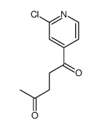 1-(3-CHLORO-4-PYRIDYL)-1,4-PENTANEDIONE结构式