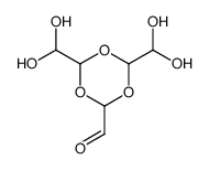 4,6-bis(dihydroxymethyl)-1,3,5-trioxane-2-carbaldehyde结构式