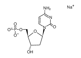 P(DC)10 SODIUM SALT, 5'-PHOSPHORYLATED Structure