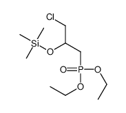 (1-chloro-3-diethoxyphosphorylpropan-2-yl)oxy-trimethylsilane Structure