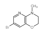 7-溴-4-甲基-3,4-二氢-2H-吡啶并[3,2-b][1,4]噁嗪结构式