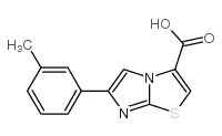 6-m-tolyl-imidazo[2,1-b]thiazole-3-carboxylic acid Structure