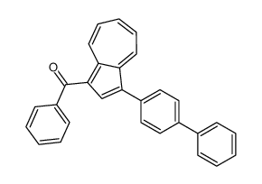phenyl-[3-(4-phenylphenyl)azulen-1-yl]methanone Structure