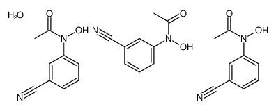 N-(3-cyanophenyl)-N-hydroxyacetamide,hydrate Structure
