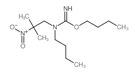 1-butoxy-N-butyl-N-(2-methyl-2-nitro-propyl)methanimidamide Structure