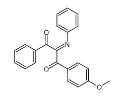 1-(4-methoxyphenyl)-3-phenyl-2-phenyliminopropane-1,3-dione结构式