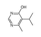 4-Hydroxy-5-isopropyl-6-methylpyrimidine Structure