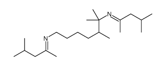 N,N'-bis(1,3-dimethylbutylidene)trimethylhexane-1,6-diamine结构式