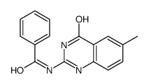 N-(6-methyl-4-oxo-1H-quinazolin-2-yl)benzamide结构式