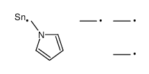 triethyl(pyrrol-1-ylmethyl)stannane Structure