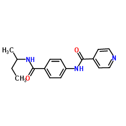 N-[4-(sec-Butylcarbamoyl)phenyl]isonicotinamide Structure