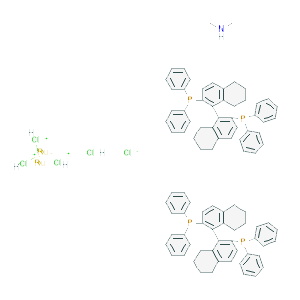 (R)-[(RUCL(H8-BINAP))2(MU-CL)3][NH2ME2] structure