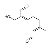 2-(hydroxymethyl)-6-methylocta-2,6-dienedial结构式