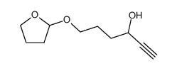 tetrahydrofurannyloxy-1 hexyne-5 ol-4 Structure