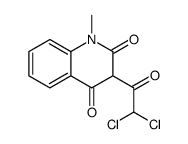 3-(2,2-dichloroacetyl)-1-methylquinoline-2,4-dione Structure