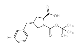 (2S,4R)-1-(tert-Butoxycarbonyl)-4-(3-iodobenzyl)pyrrolidine-2-carboxylicacid图片