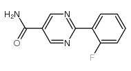2-(2-fluorophenyl)pyrimidine-5-carboxamide Structure
