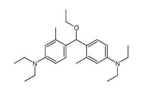 4-[[4-(diethylamino)-2-methylphenyl]-ethoxymethyl]-N,N-diethyl-3-methylaniline Structure