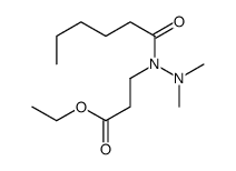 ethyl 3-[dimethylamino(hexanoyl)amino]propanoate Structure