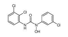 3-(2,3-DICHLOROPHENYL)-1-(3-CHLOROPHENYL)-1-HYDROXYUREA structure